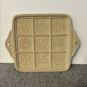 Pampered Chef Round Up From the Heart Square Cookie Press 10th Anniversary 2000